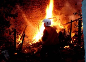 Пожар вилня в Козарско