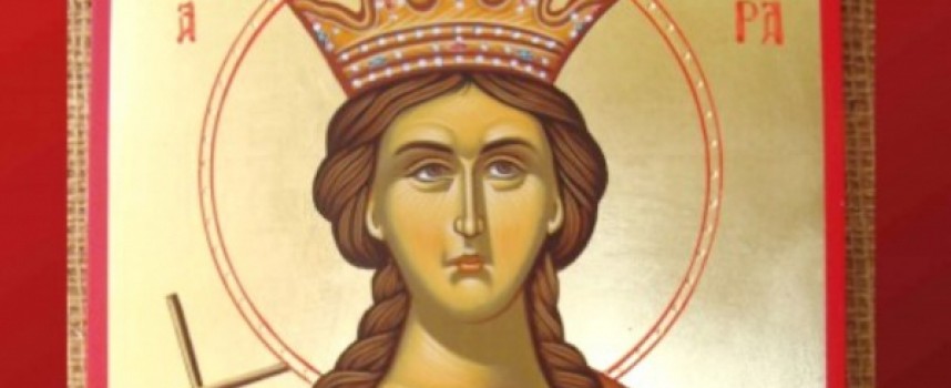Почитаме днес Св. Варвара изцелителка и покровителка на внезапно починалите