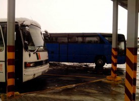 На Автогарата: Сняг отмени първия курс към Велинград, сега всичко е наред