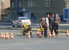 Пазарджик: Полагат пътна маркировка на кръстовище на Велика събота и Светли понеделник