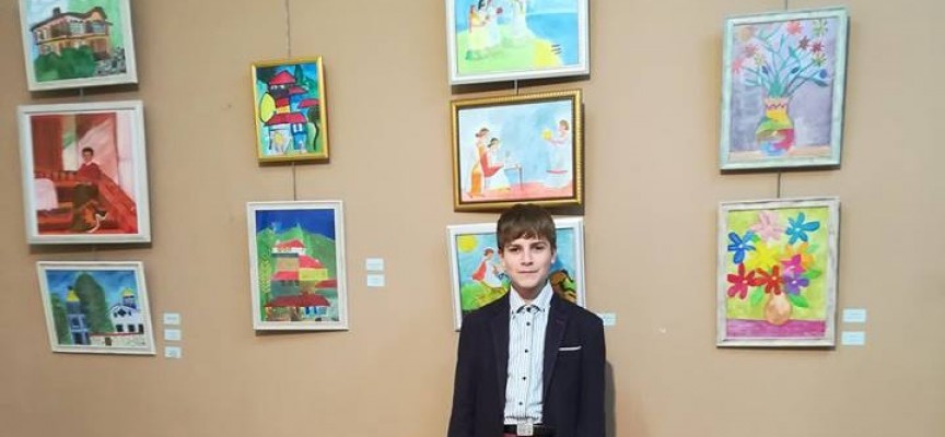 12-годишен художник от Панагюрище с изложба в „Георги Машев“