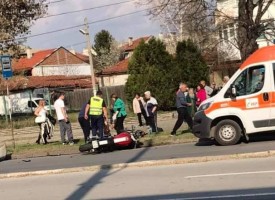 Моторист пострада на бул. „Георги Бенковски“ в Пазарджик