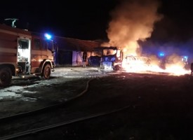 Ето какво е изгоряло снощи в стопанския двор в местността Азмъка