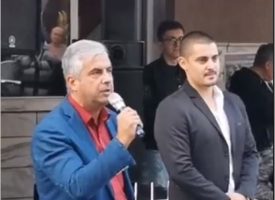 Орхан Мурад агитира на турски за ВМРО в Пещера
