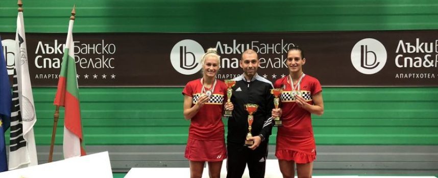 Стефани и Габриела Стоеви – Държавни шампионки на България по бадминтон