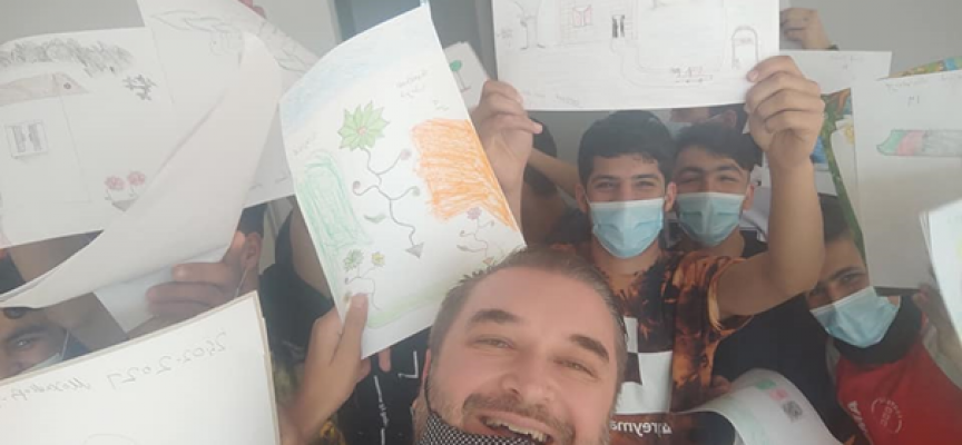 Арт Ангел помоли деца – мигранти да нарисуват пътя си до България