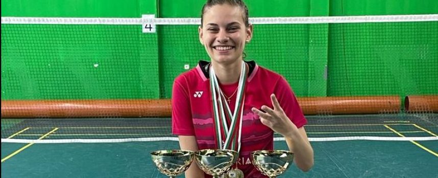 Бадминтонистката Гери Павлова – трикратна Държавна шампионка младежи и девойки под 19 години