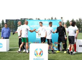 Преди UEFA EURO 2020™: Владо Манчев даде рамо на журналистически мач между НОВА и БНТ