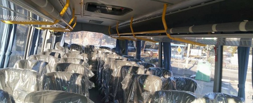 Пристигна новият автобус за училището в Карабунар