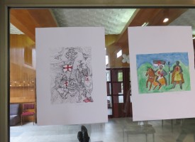 Деца от ОУ“Неофит Рилски“ – Велинград участват в изложба „Рицаря в мен“