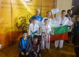 СК“Тонус-спорт“с 2 европейски титли и общо 5 медала от европейско първенство карате Шотокан