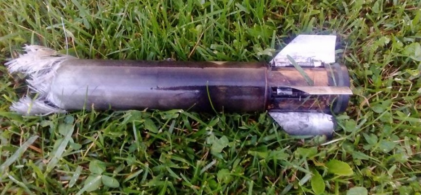 Противоградна ракета падна в калугеровски двор
