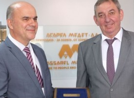 Министърът на труда и социалната политика Бисер Петков посети „Асарел-Медет“АД