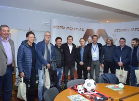 Звездният отбор на Италия се срещна с работещи в „Асарел-Медет“АД