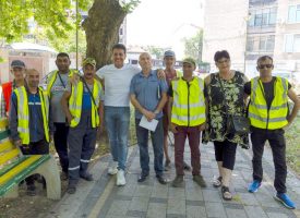 Кметът на Пазарджик награди работниците от общинските екипи, участвали в разчистването на последствията от бурята