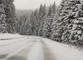Пътищата в областта са проходими при зимни условия
