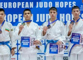 Денислав Медаров от СК „Кодокан“ с медал от Европейското първенство по джудо за юноши