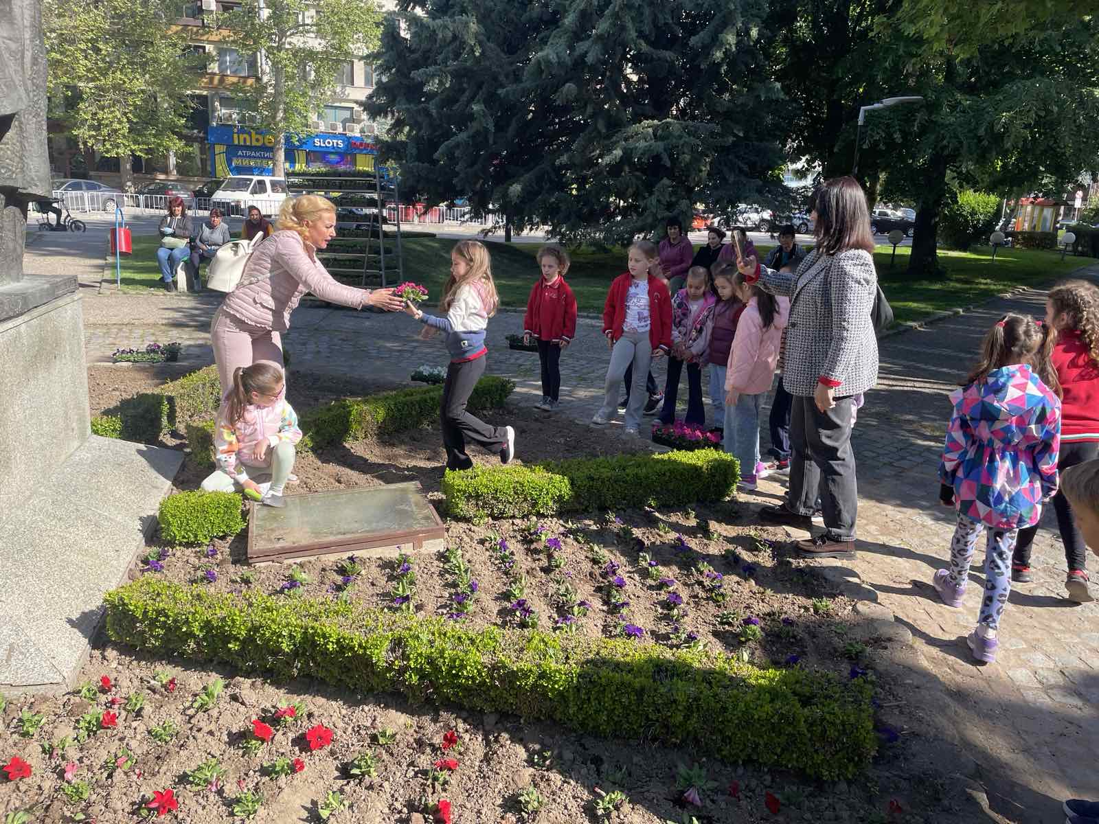 на цветя от деца 1