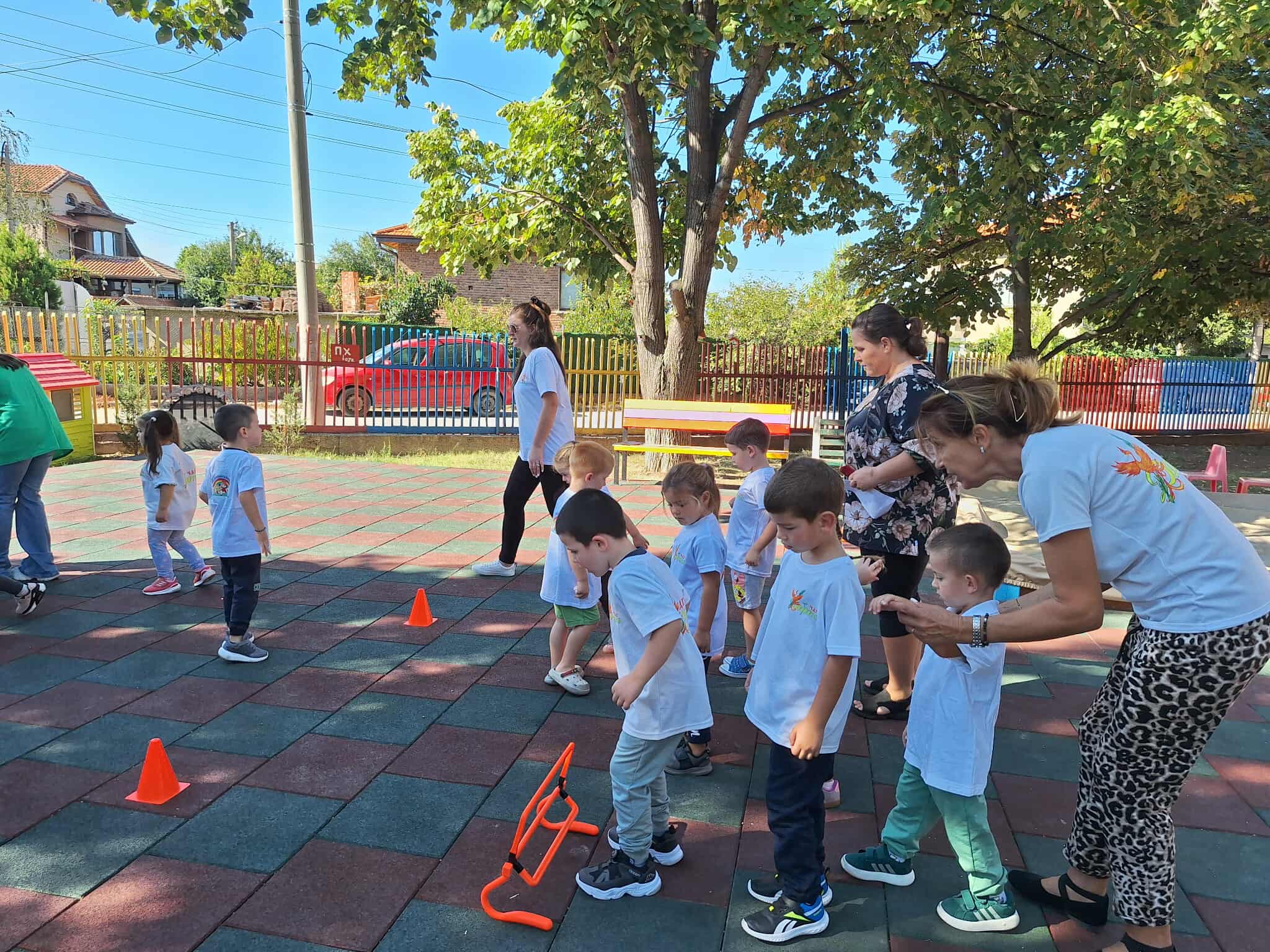 В ДГ "Веселка": Градинарчета от Ивайло, Сарая и ЧДГ "Доброта" отбелязаха Европейския ден на спорта в училище 11 551959863 999351355627129 4478793510954833450 n