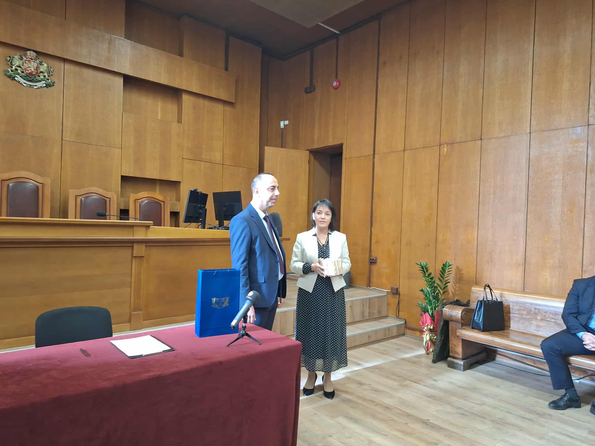 Съдия Красимир Комсалов официално встъпи в длъжност като административен ръководител на Окръжен съд - Пазарджик 3 582342428 1767997243905760 7253721813262758453 n